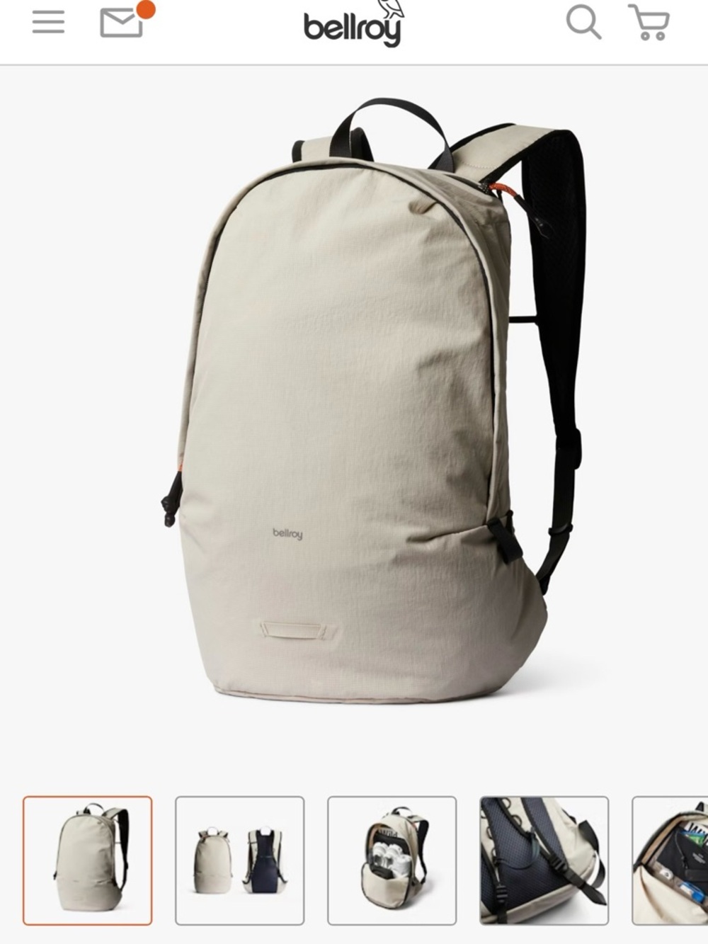 Bellroy Lite Daypack — Ash - Picture 5 of 8